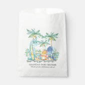Dinosaures mignons Baby shower Favoriser les sacs (Devant)
