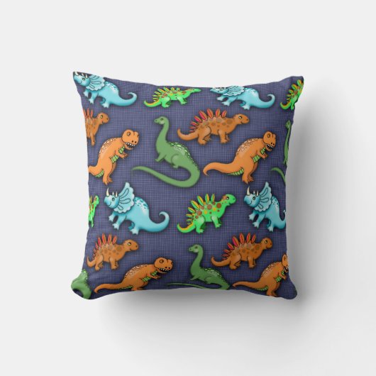 Dinosaures mignons Coussin pour enfants (Recto)