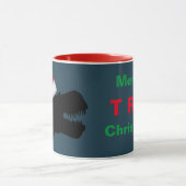 Dinosaures : Mug de Noël avec image T-Rex (Centre)