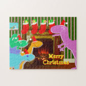 Dinosaures par le puzzle de Joyeux Noël de (Horizontal)