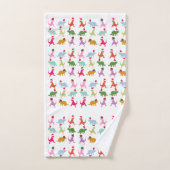 Dinosaures Père Noël (Serviette à main)