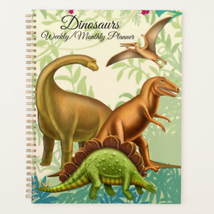 Dinosaures préhistoriques Planificateur mensuel h