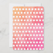 Dinosaures roses drapeaux Enfant Invitations Anniv (Dos)