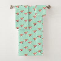 dinosaures roses motif sur bleu pâle