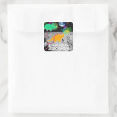 Dinosaures sur les Stickers Lune (Sac)