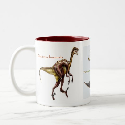 Dinosaures sur une tasse (Gauche)