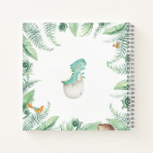 Dinosaures Wild One 1er Anniversaire Livre d'Invit (Dos)