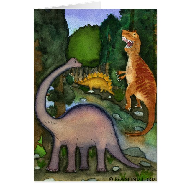 Dinosauriekaart (Voorkant)