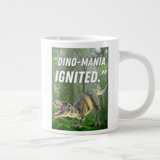 dinosauriëmok, jumbo koffiekop, prehistorisch  extra grote beker