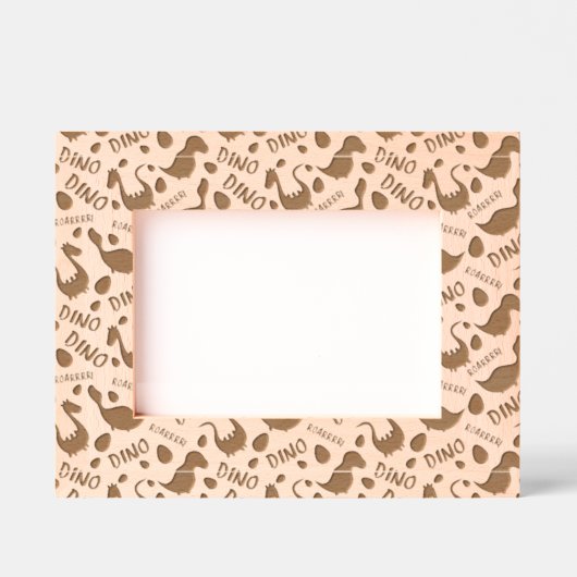 Dinosaurierontwerp Gegraveerde Lijstjes (Voorkant)