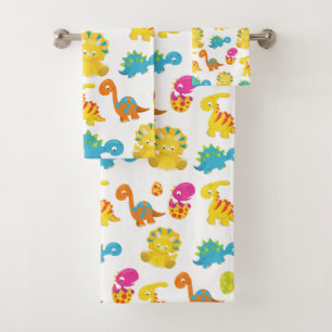 Dinosauriërs, Dinosaurenpatroon, Baby Dino Bad Handdoek
