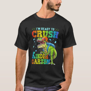 Dinosauriërs, ik ben klaar om de kindergarten te t-shirt
