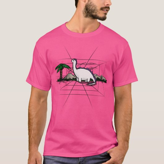 Dinosauriërs in de ruimte t-shirt (Voorkant)