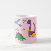 Dinosauriërs Pastel Roze Mok (Center)