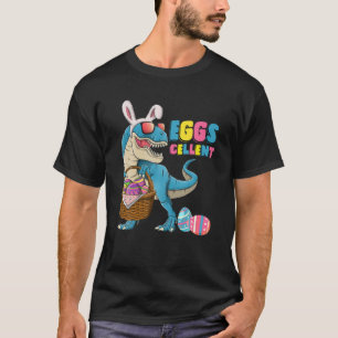 Dinosauriërs T Rex Easter Eggs Cellent Easter Day T-shirt