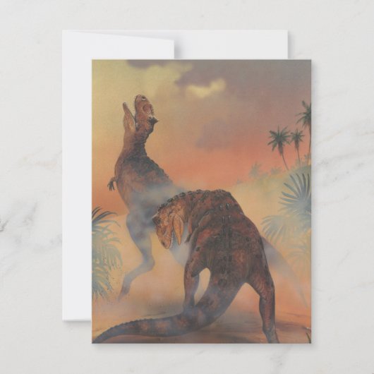  dinosauriërs, uitnodiging van de Partij van de Ki (Voorkant)