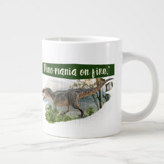 dinosauriummok, jumbo koffiekop, prehistorisch  extra grote beker