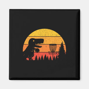 Dinosaurius T-rex Disc Golf Speler Sportliefhebber Magneet