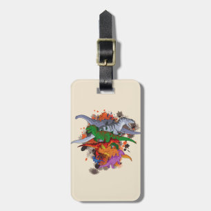 Dinosaurs Bagagelabel