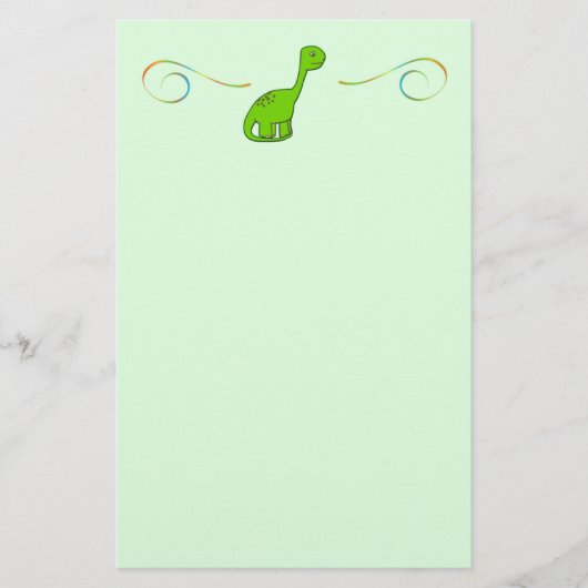 Dinosaurs Briefpapier (Voorkant)