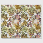 Dinosaurs Cadeaupapier (Vlak)