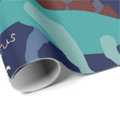 DINOSAURS DRESSED FOR CHRISTMAS CADEAUPAPIER (Rol Hoek)