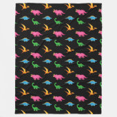 DINOSAURS FLEECE DEKEN (Voorkant)