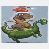 Dinosaurs Fleece Deken (Voorkant (Horizontaal))