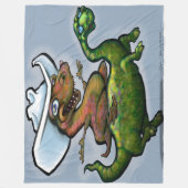 Dinosaurs Fleece Deken (Voorkant)
