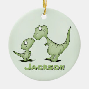 Dinosaurs Gepersonaliseerd Keramisch Ornament