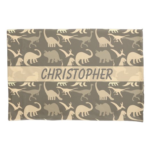 Dinosaurs Gepersonaliseerd Kussensloop (Voorkant)