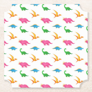 DINOSAURS KARTONNEN ONDERZETTERS