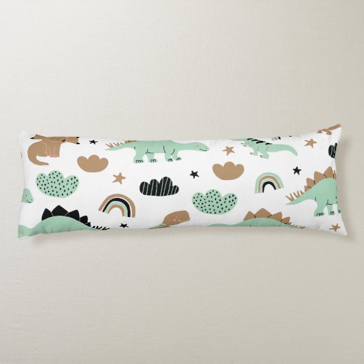 Dinosaurs Lichaamskussen (Achterkant)