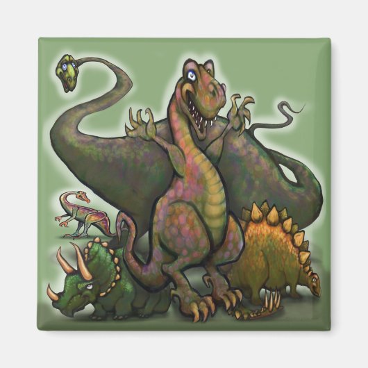 Dinosaurs Magneet (Voorkant)