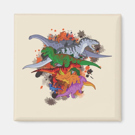 Dinosaurs Magneet (Voorkant)