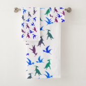 Dinosaurs Mandala Tratops Ensemble de serviettes d (En situation)