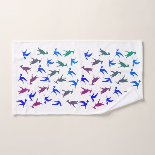 Dinosaurs Mandala Tratops Ensemble de serviettes d (Serviette à main)