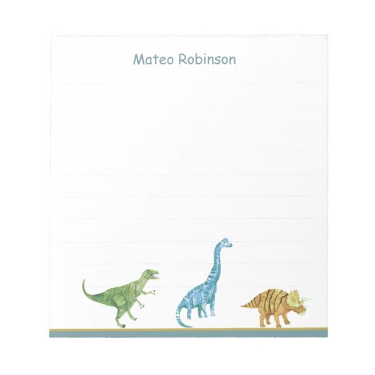 Dinosaurs Notitieblok (Voorkant)