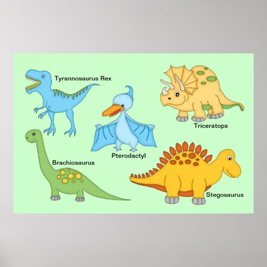 Dinosaurs Poster (Voorkant)