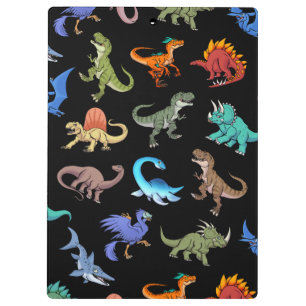 Dinosaurs Rainbow II schoolbenodigdheden Klembord