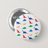 Dinosaurs Ronde Button 5,7 Cm (Voorkant /achterkant)