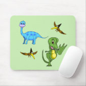 Dinosaurs Standard Mousepad Muismat (Met muis)