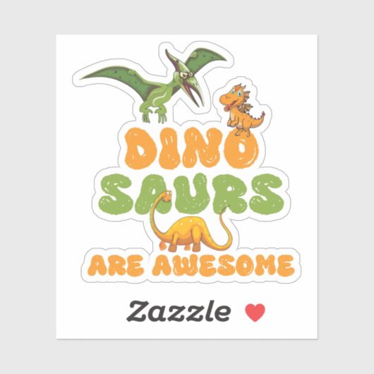 Dinosaurs Sticker (Vel)