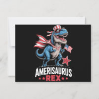 Dinosaurus 4 juli Amerisaurus T Rex Grappig