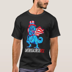 Dinosaurus 4 juli Amerisaurus USA Jongens Peuter T-shirt