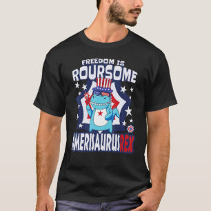 Dinosaurus 4 juli Peuter Kinder Jongens Mannen Ame T-shirt