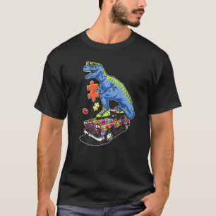 Dinosaurus Autisme Grappige Kinderen Dinosaurus T T-shirt