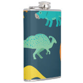 Dinosaurus Avontuur: Kinderen kinderkamer behang Heupfles (Rechts)