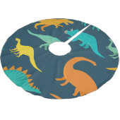 Dinosaurus Avontuur: Kinderen kinderkamer behang Kerstboom Rok (Gekanteld)