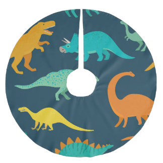 Dinosaurus Avontuur: Kinderen kinderkamer behang Kerstboom Rok